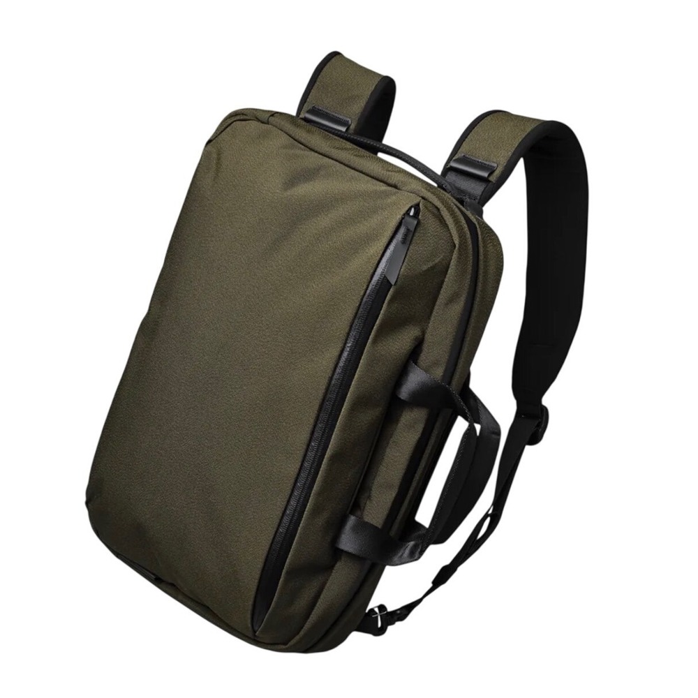 ALPAKA Elements Tech Brief Pro Army Green Axoflux 600D 16" Laptop Bag 15L NEW